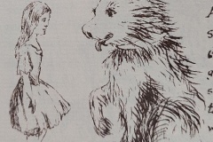 Lewis Carroll - Alice and the Puppy - Alices adventures underground