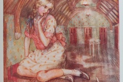 A E Jackson  - Alice crying - Alice in Wonderland