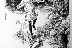 Thomas Maybank  - Alice in Wonderland - Alice following the White Rabbit