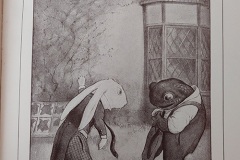Peter Newell - Alice in the White Rabbits House - Alice in Wonderland