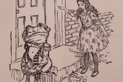 Arthur Rackham - The Footman - Alice in Wonderland