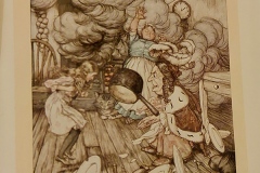 Arthur Rackham - Pig and Pepper - Alice in Wonderland