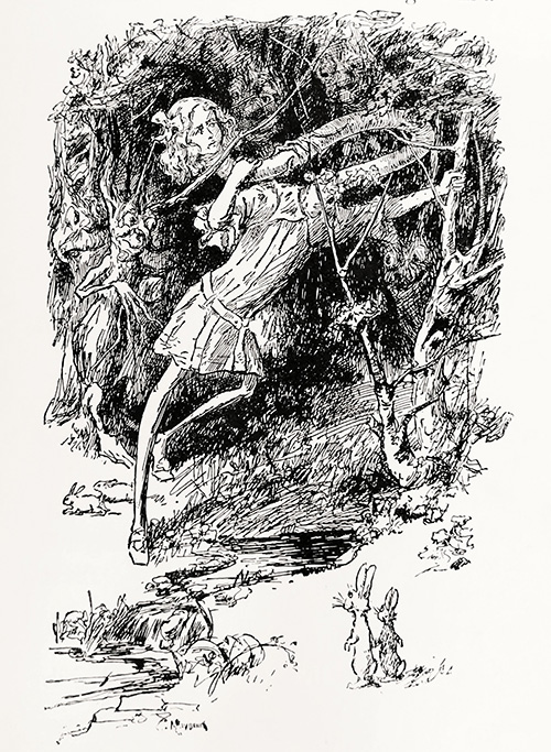 Alice-in-Wonderland-Thomas-Maybank-12-Alice-scaring-the-bird