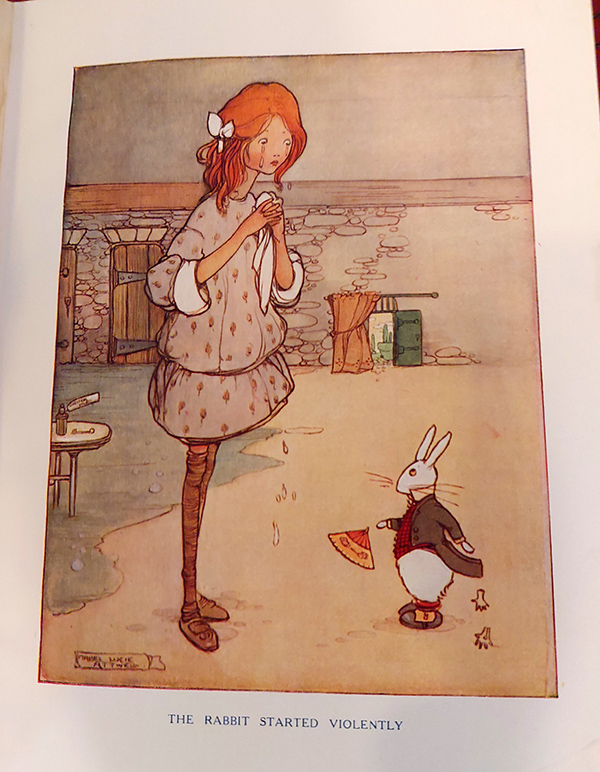 Rabbits-Started-Violently---Alice-in-Wonderland---Mabel-Lucie-Attwell