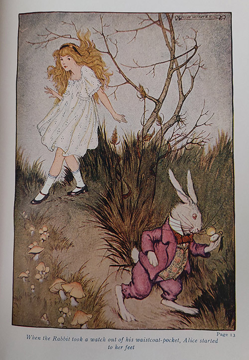 Milo_Winter_Alice_in_Wonderland_9_Alice_Following_The_White_Rabbit