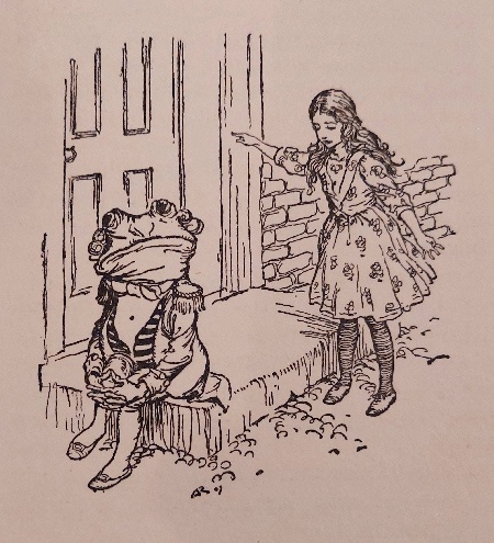 Arthur-Rackham-Alice-in-Wonderland-Footman
