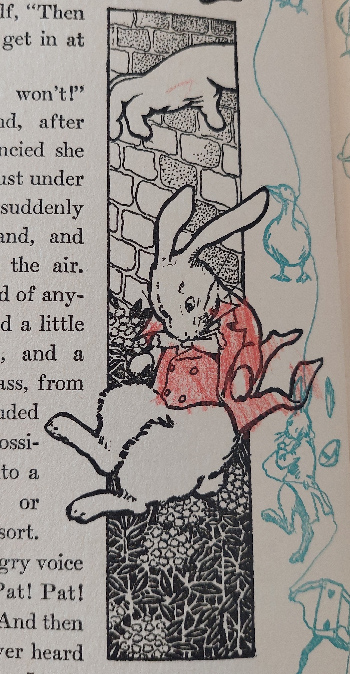 Bessie-Pease-Gutman-Alice-in-Wonderland-8-alice-in-white-rabbits-house