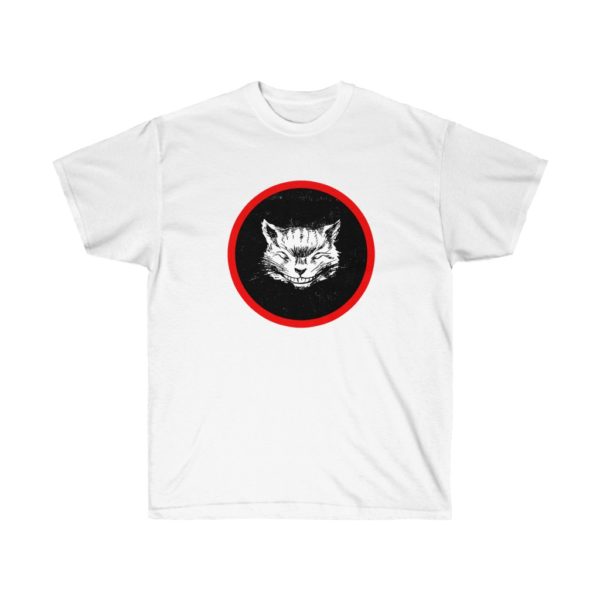 Cheshire cat limited - BlackRed - Unisex Ultra Cotton Tee - Image 2