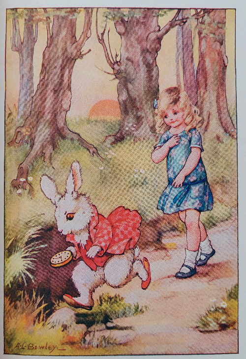Ada_Bowley_Alice_in_Wonderland-5-alice-after-rabbit