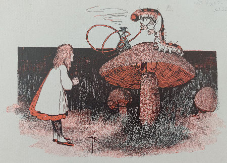 Gordon-Robinson-Alice-in-Wonderland-booklet-3-caterpillar