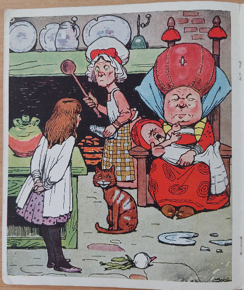 Gordon-Robinson-Alice-in-Wonderland-booklet-6-pig-and-pepper.