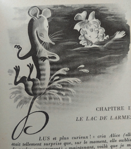 Andre-Jourcin-Alice-au-pays-des-Merveilles-8-Alice-swimming-Mouse